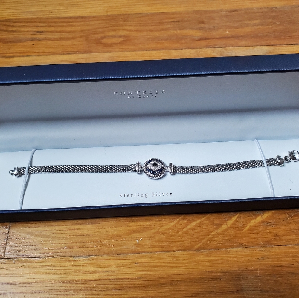 Contessa di Capri EVIL EYE 925 CZ Bracelet